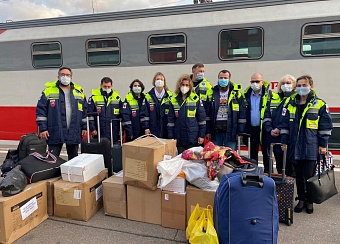 Бригада московских врачей отправилась в Удмуртию для борьбы с коронавирусом 